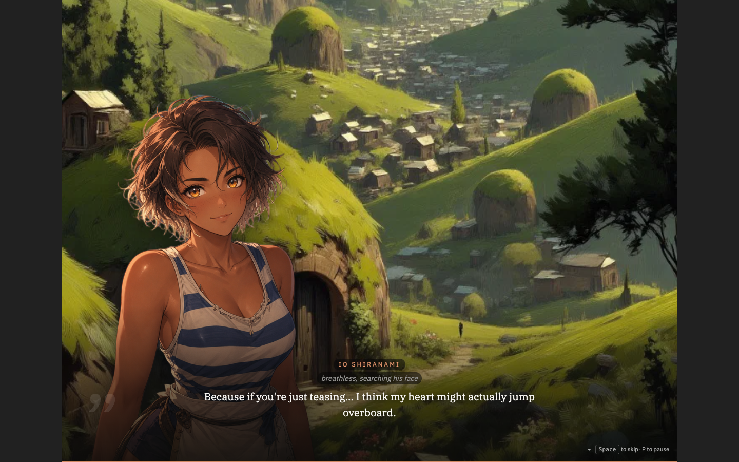 Visual Novel Mode artwork