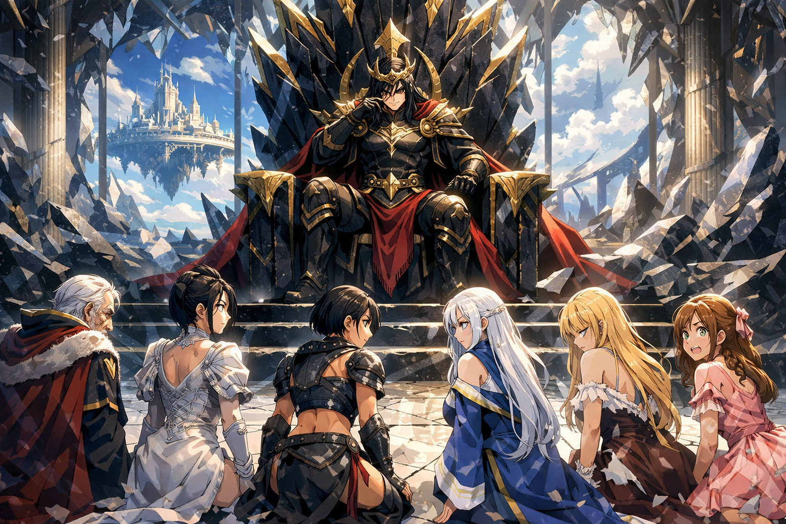 Cover art for The Royal Captives, an empire scenario on AI Dungeon