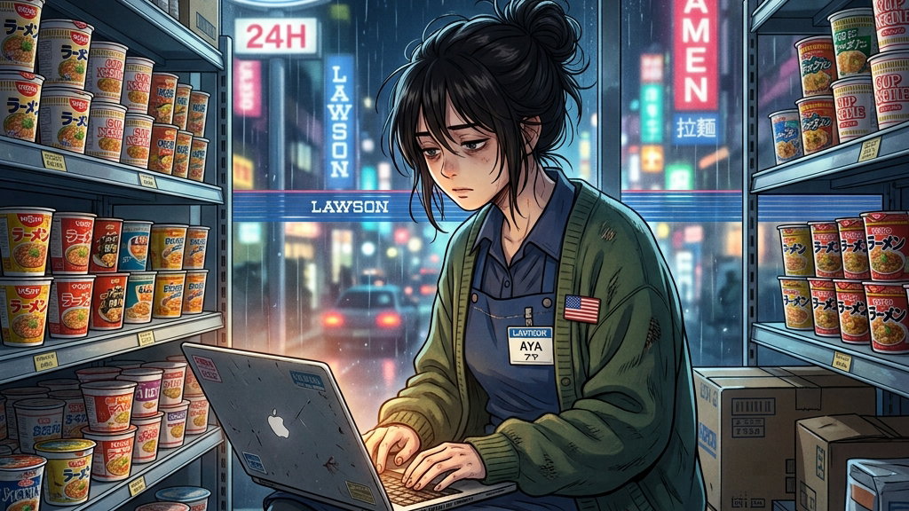 Cover art for 🌧️The Midnight Shift (2026)🌧️, a stray scenario on AI Dungeon