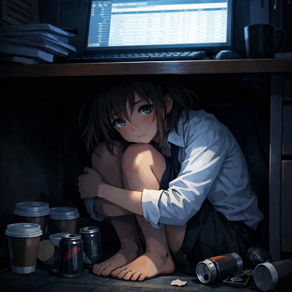 Cover art for The Cubicle Junior, a corporate scenario on AI Dungeon