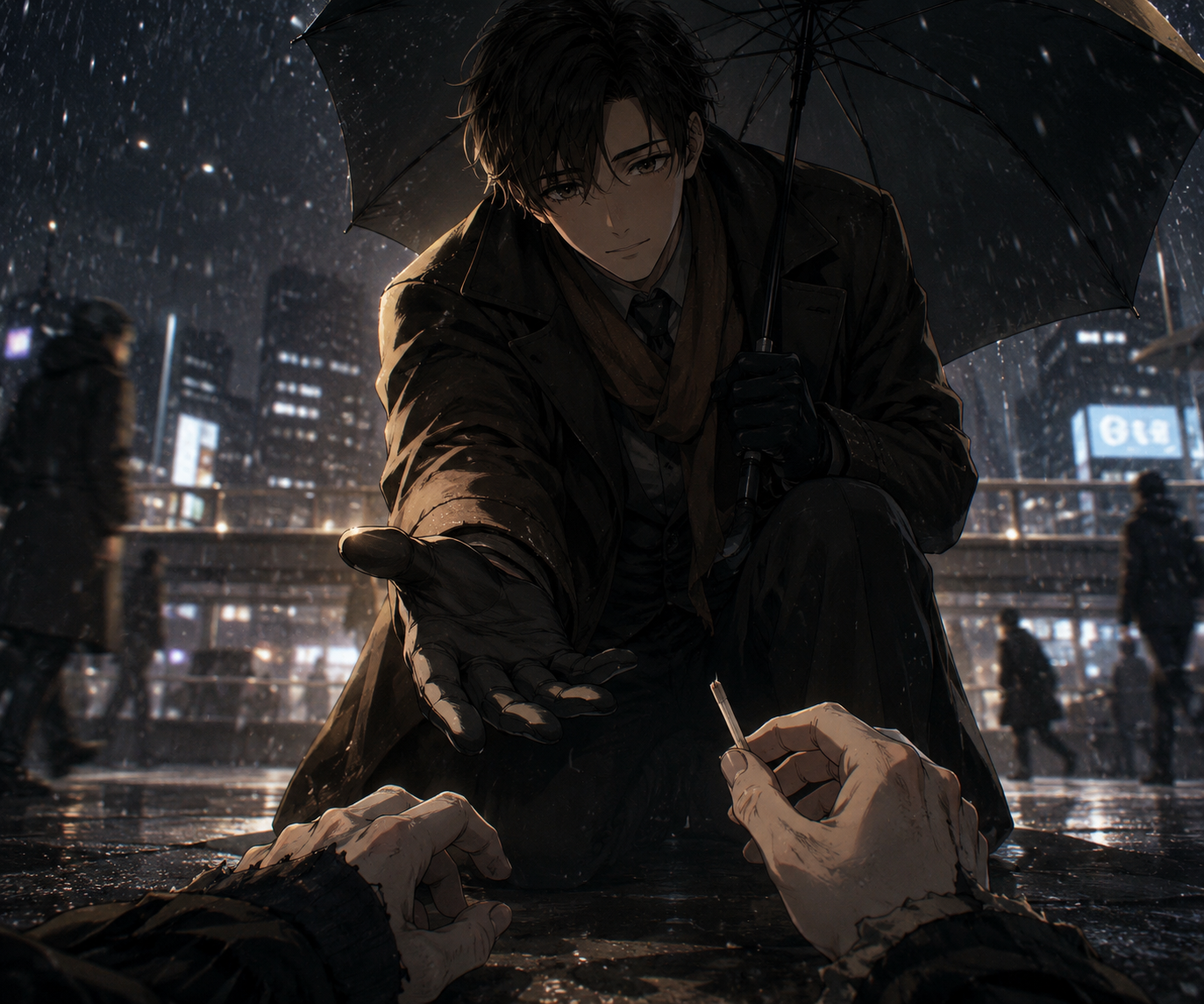 Cover art for A Match in the Sleet {Reverse}, a stray scenario on AI Dungeon