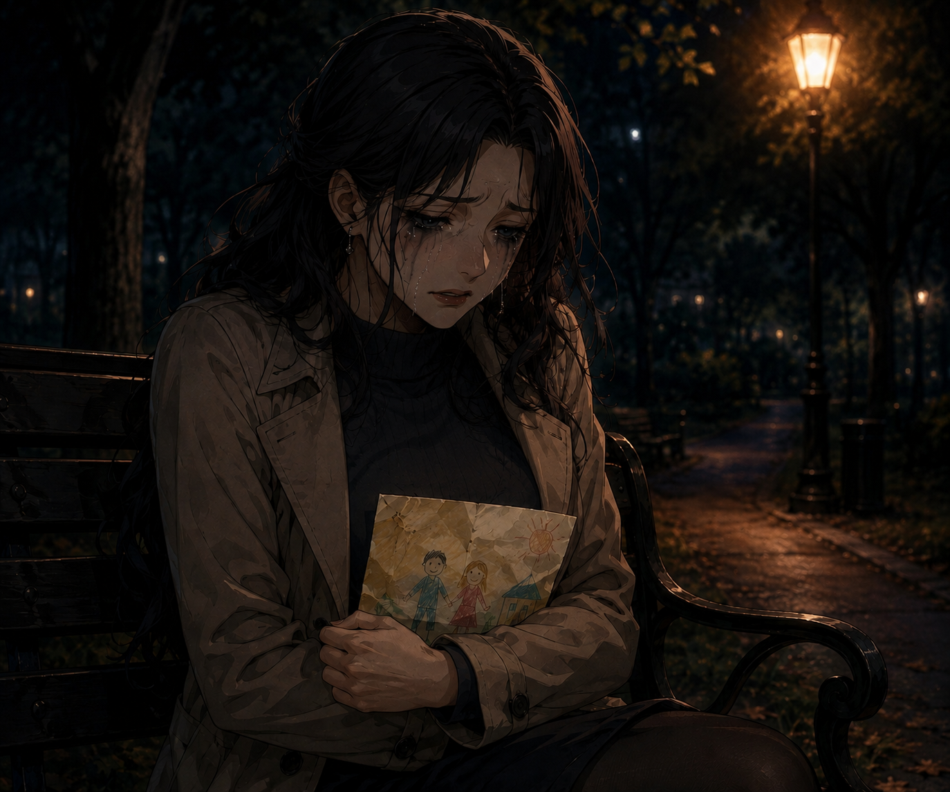 Cover art for The Unsent Card, a slice of life scenario on AI Dungeon