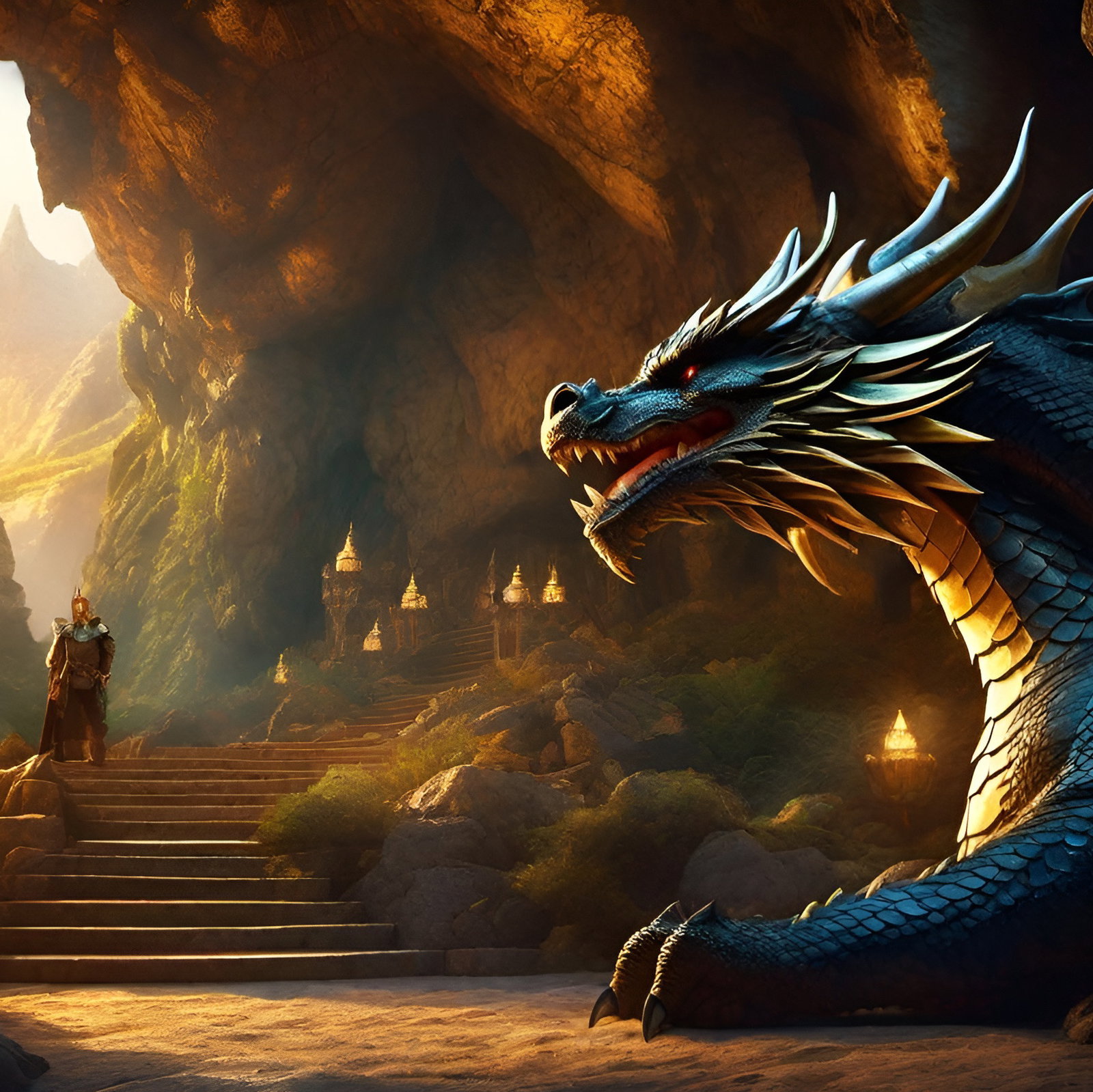 Cover art for The Dragon’s Hoard on AI Dungeon
