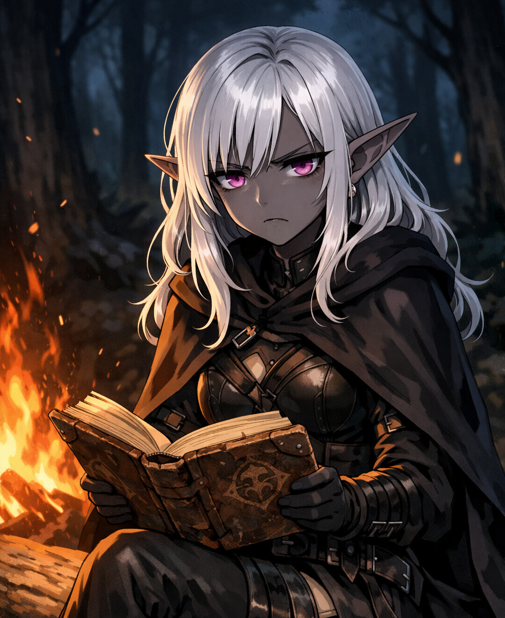 Cover art for One (not so) Helluva' Pair, an elf scenario on AI Dungeon