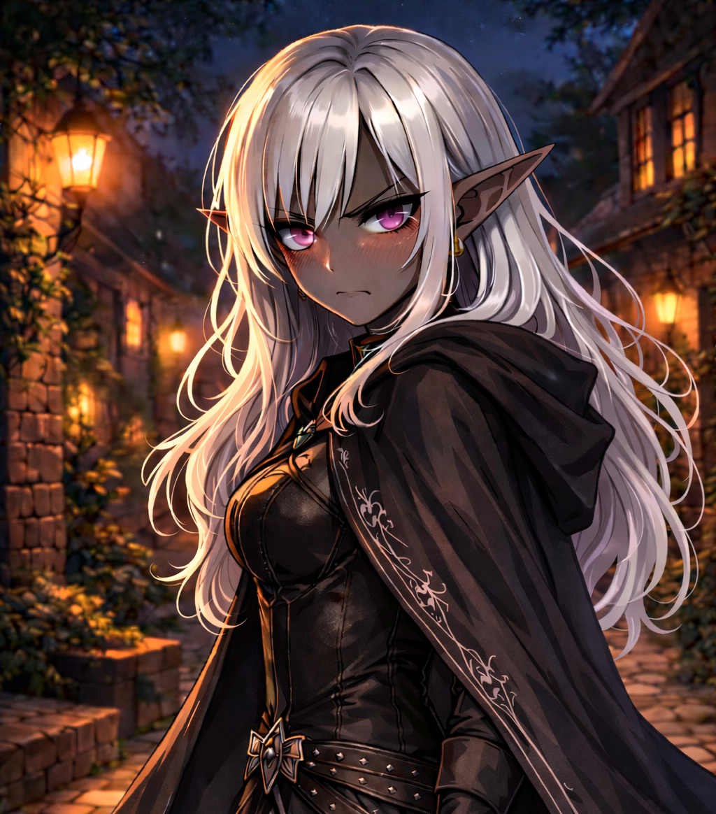 Cover art for One (not so) Helluva' Date, an elf scenario on AI Dungeon