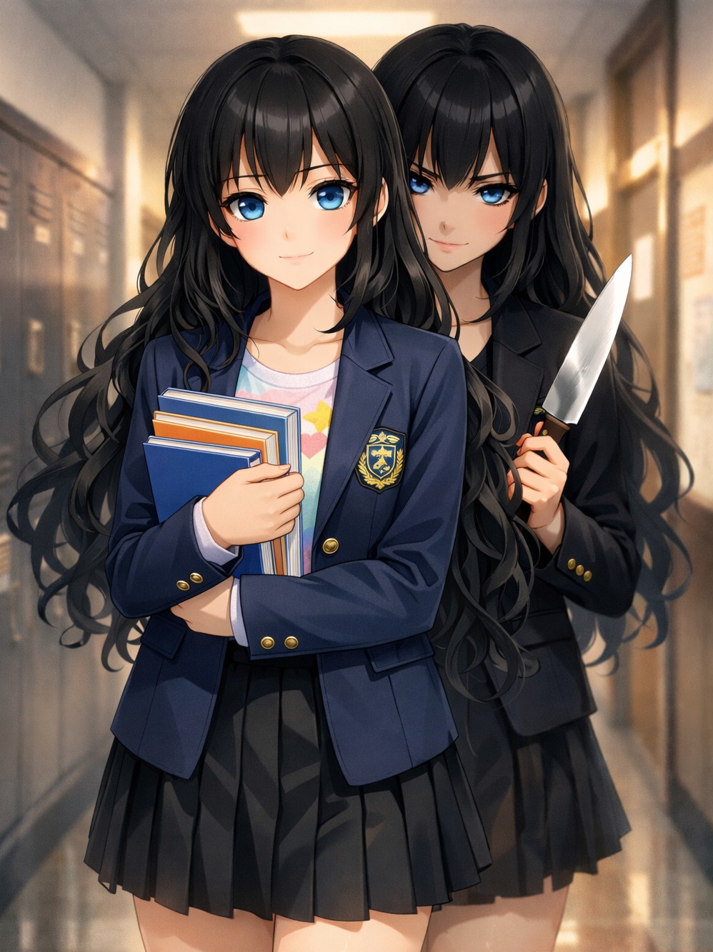 Cover art for Beneath Her Smile, a horror scenario on AI Dungeon