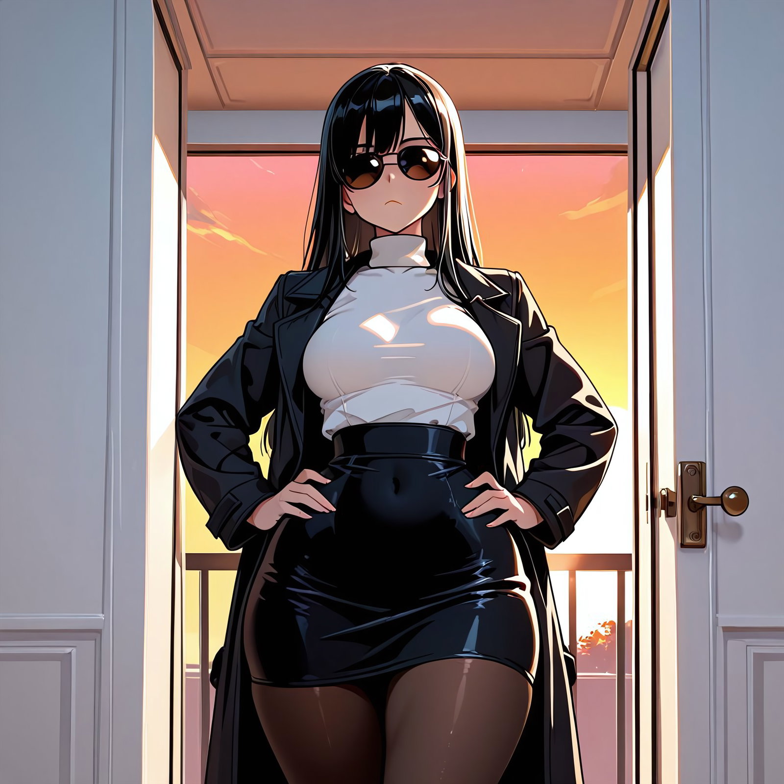 Cover art for Cold Beauty Loves to Visit, a romance scenario on AI Dungeon