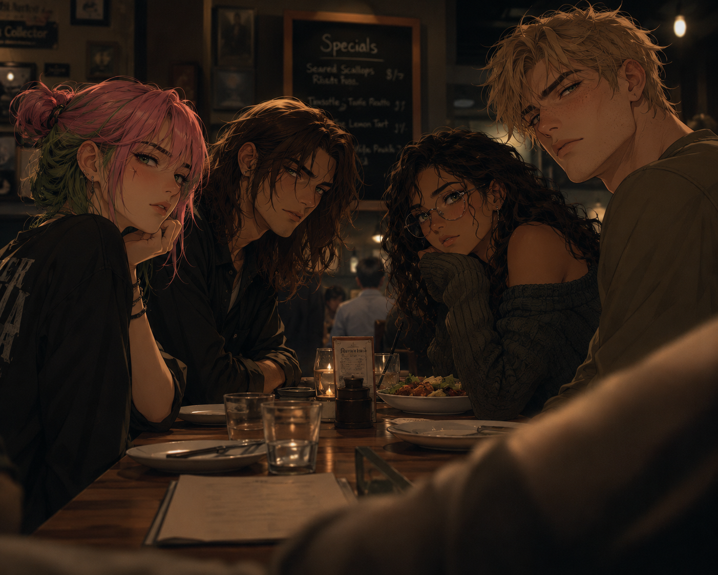 Cover art for Silent Between Us, a romance adventure on AI Dungeon