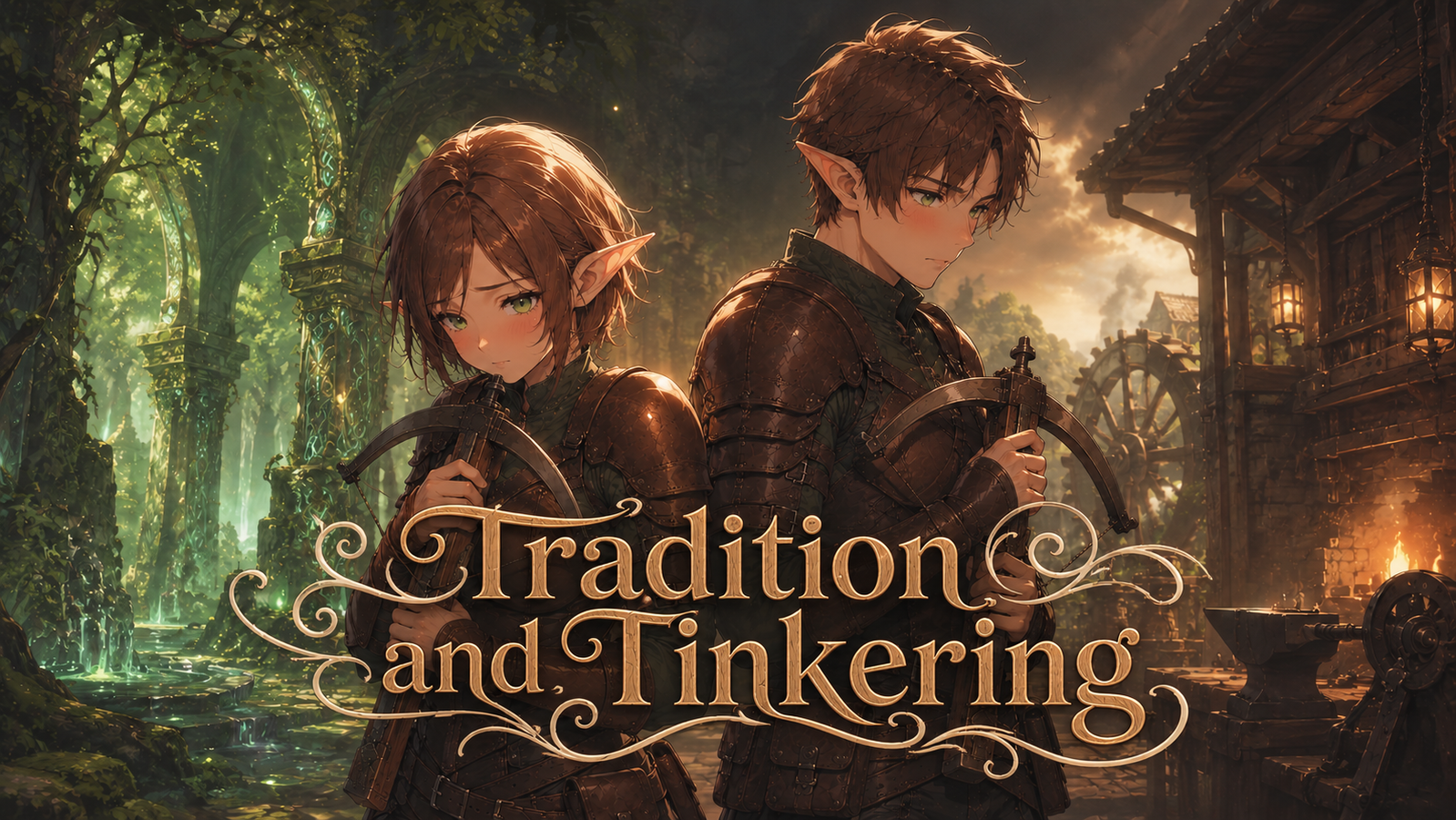 Cover art for Tradition and Tinkering, a wekenshion scenario on AI Dungeon