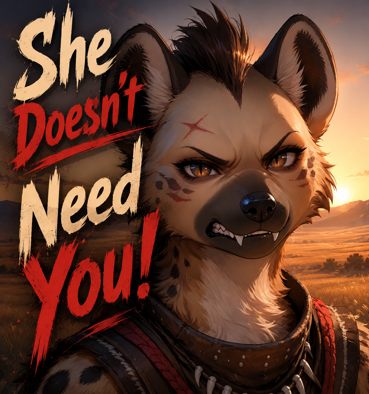 Cover art for She Doesn't Need You!, a wekenshion scenario on AI Dungeon