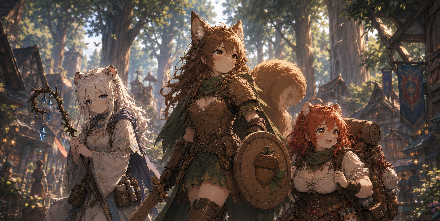 Cover art for The Fourth Party Member, a wekenshion scenario on AI Dungeon