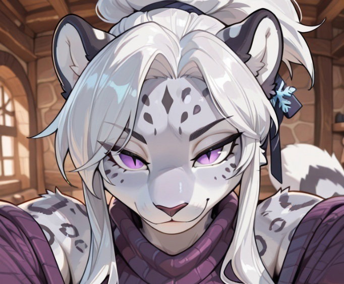 Cover art for Neva of the Winter Prowl, a wekenshion scenario on AI Dungeon