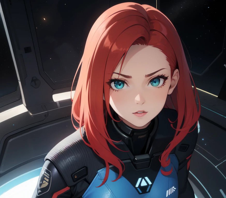 Cover art for Emergency Love Protocol, a space scenario on AI Dungeon