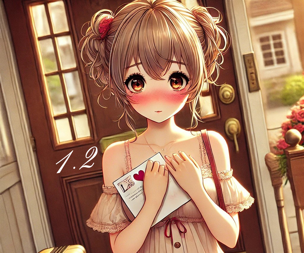 Cover art for Dear Wrong Address, a romance scenario on AI Dungeon