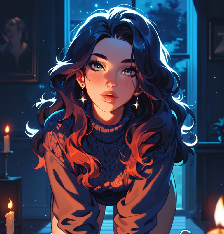 Cover art for Blackout, a romance scenario on AI Dungeon