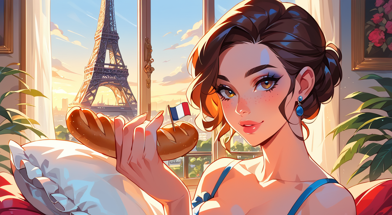 Cover art for Pardon My French, a french scenario on AI Dungeon