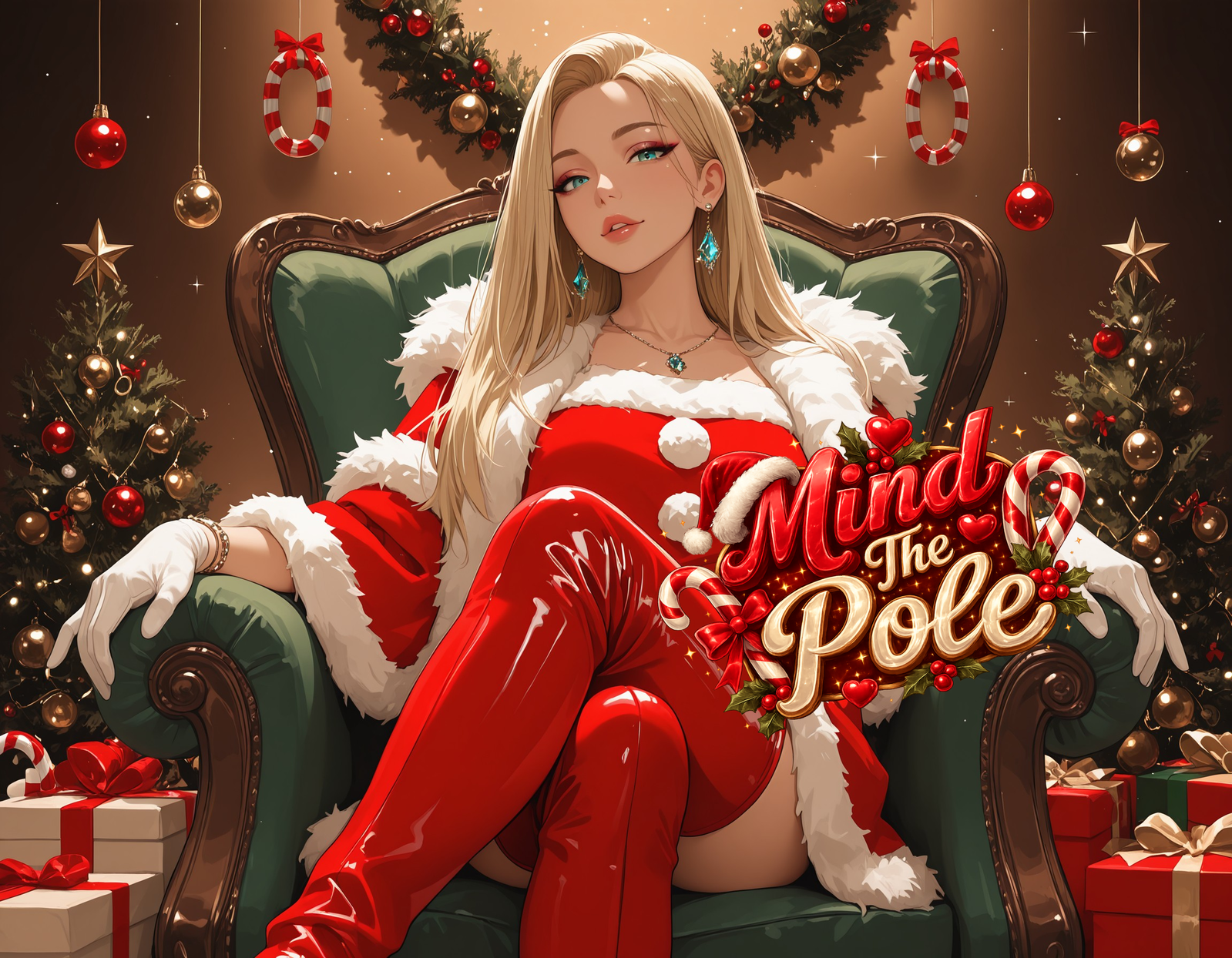 Cover art for Mind The Pole, a christmas scenario on AI Dungeon