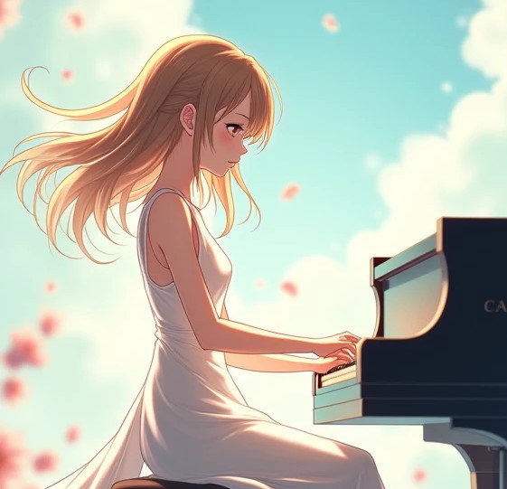 Cover art for On a Final Note, a romance scenario on AI Dungeon