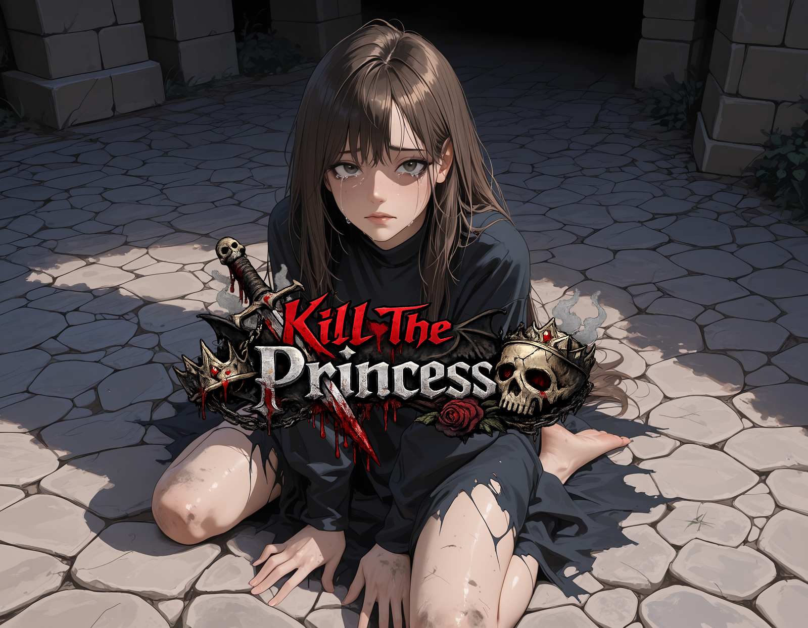 Cover art for Kill The Princess, a dark fantasy scenario on AI Dungeon