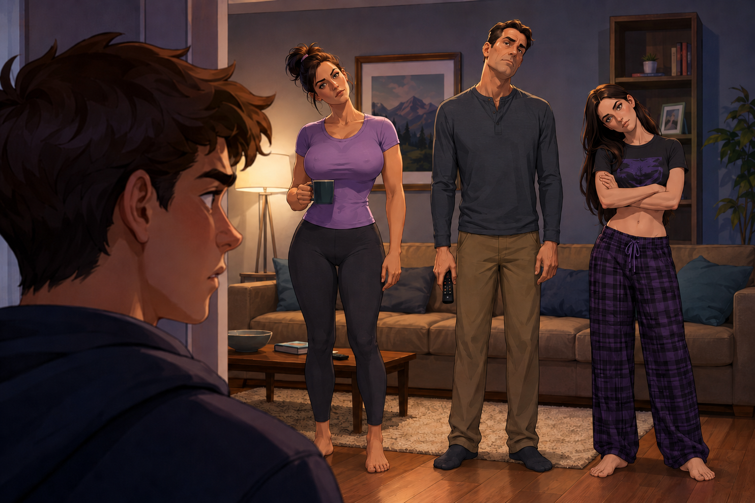 Cover art for The Mirror House, a psychological scenario on AI Dungeon