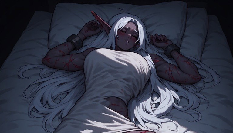 Cover art for An Elf's Despair, a floc scenario on AI Dungeon