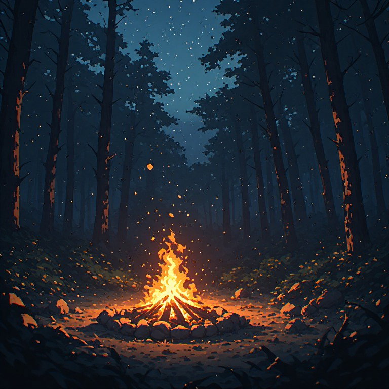 Cover art for The Forest Party, a floc scenario on AI Dungeon