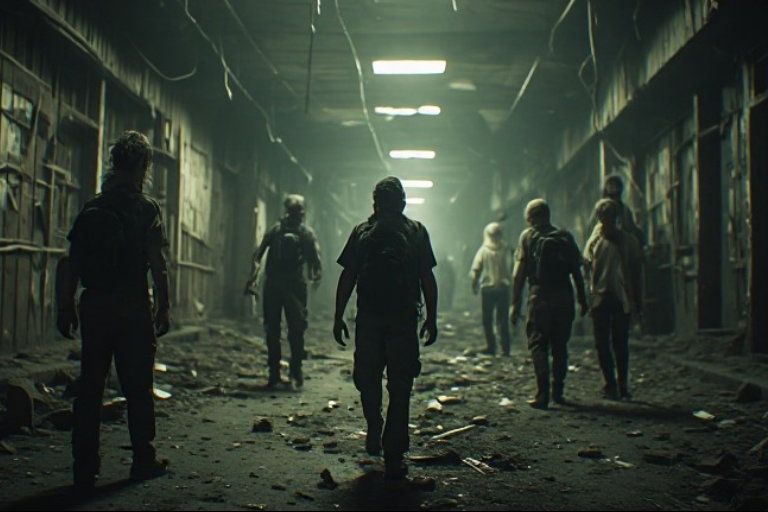 Cover art for Something is Wrong...., an apocalypse scenario on AI Dungeon