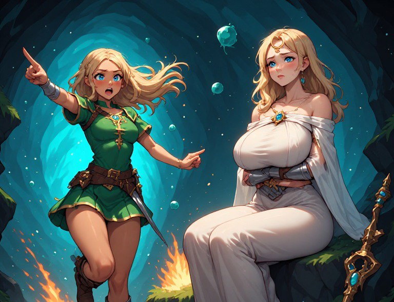 Cover art for A Hero's Journey, a floc scenario on AI Dungeon