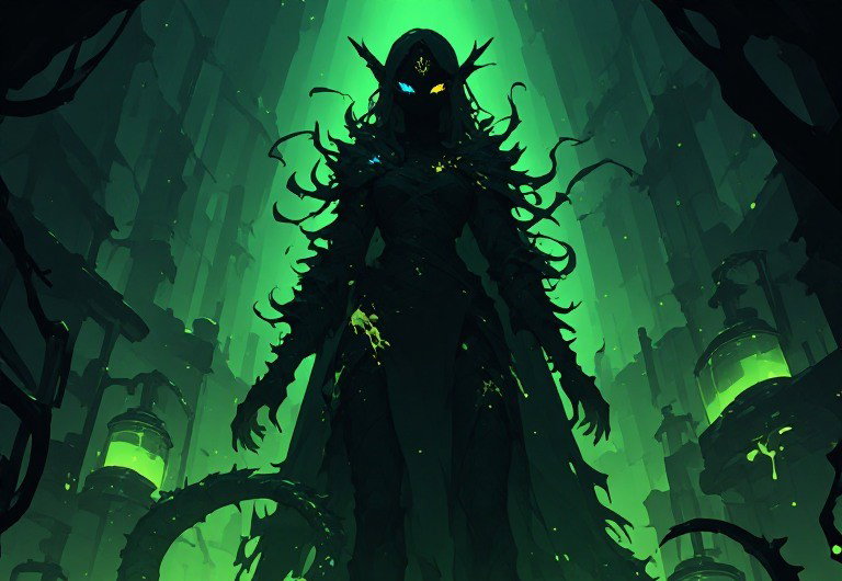 Cover art for The Abomination, a floc scenario on AI Dungeon