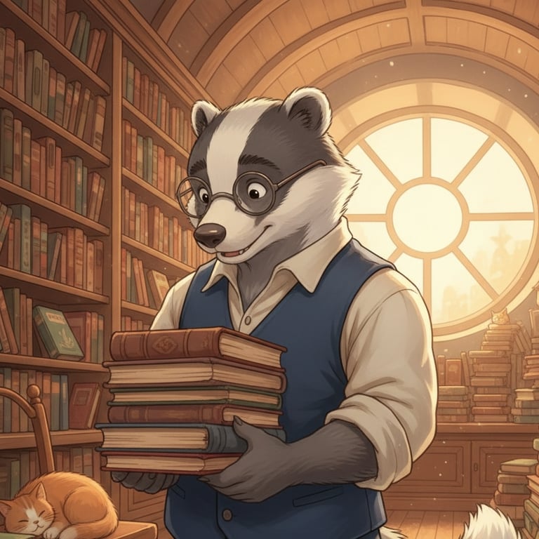 Cover art for Weird Worlds Bookstore, a transformation scenario on AI Dungeon