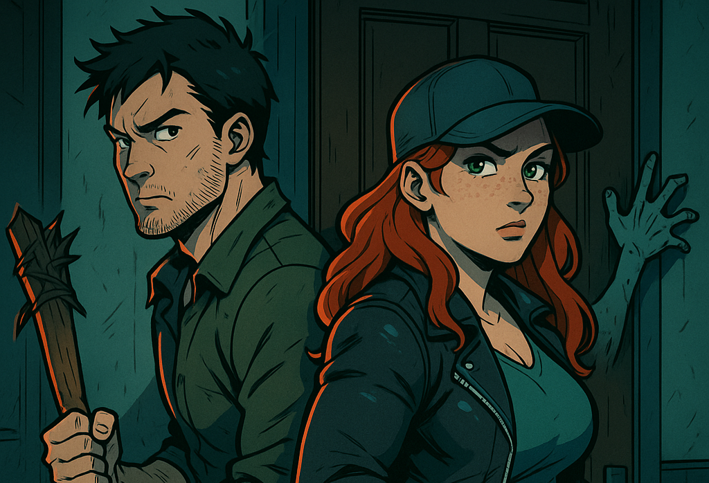 Cover art for Deadlocked, a zombie scenario on AI Dungeon