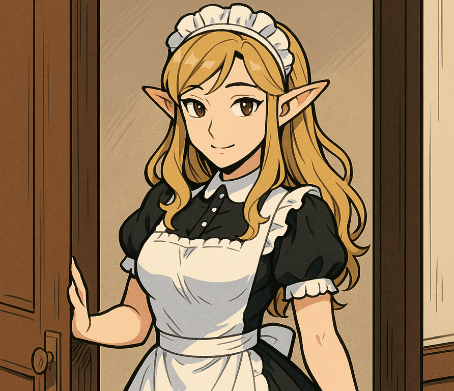 Cover art for Maids to You, a m aids scenario on AI Dungeon
