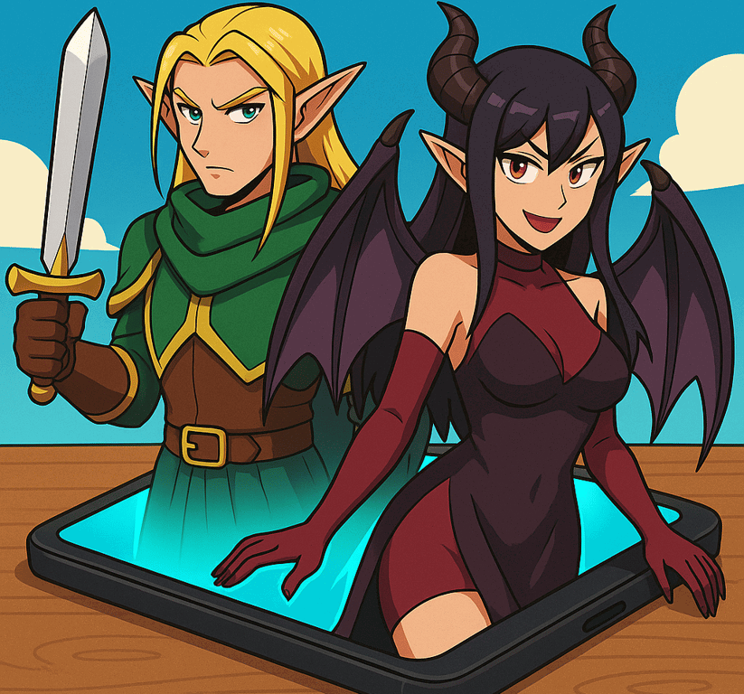Cover art for Sunrise Magic , a tcg scenario on AI Dungeon