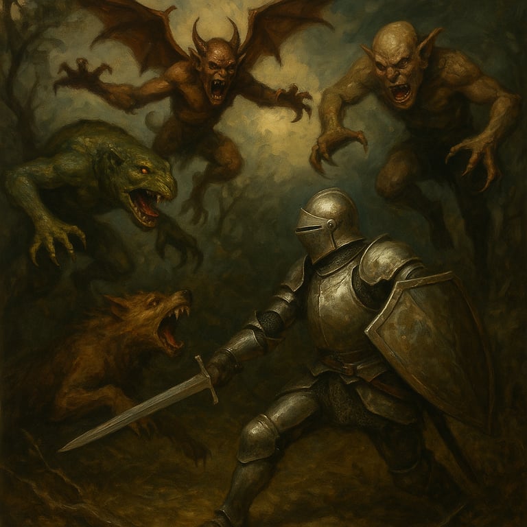Cover art for The World of Elarion, a might and magic scenario on AI Dungeon