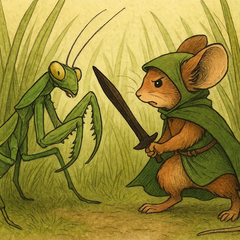 Cover art for Thornblade Oath , a mouse epic scenario on AI Dungeon