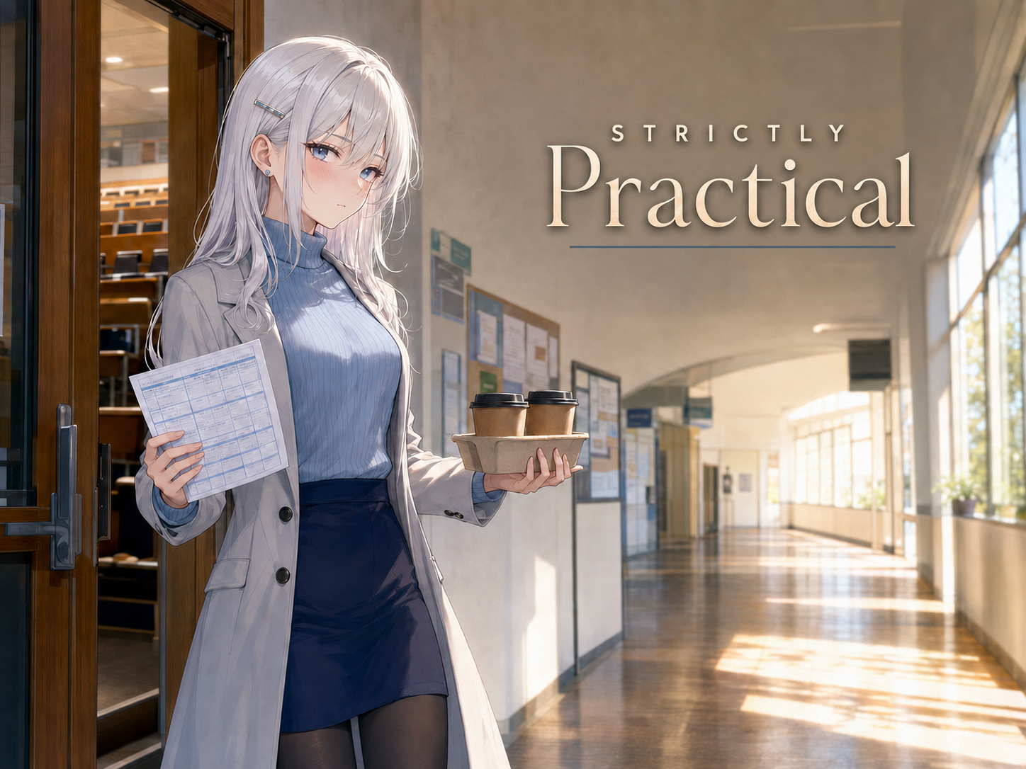 Cover art for Strictly Practical, a comdey scenario on AI Dungeon