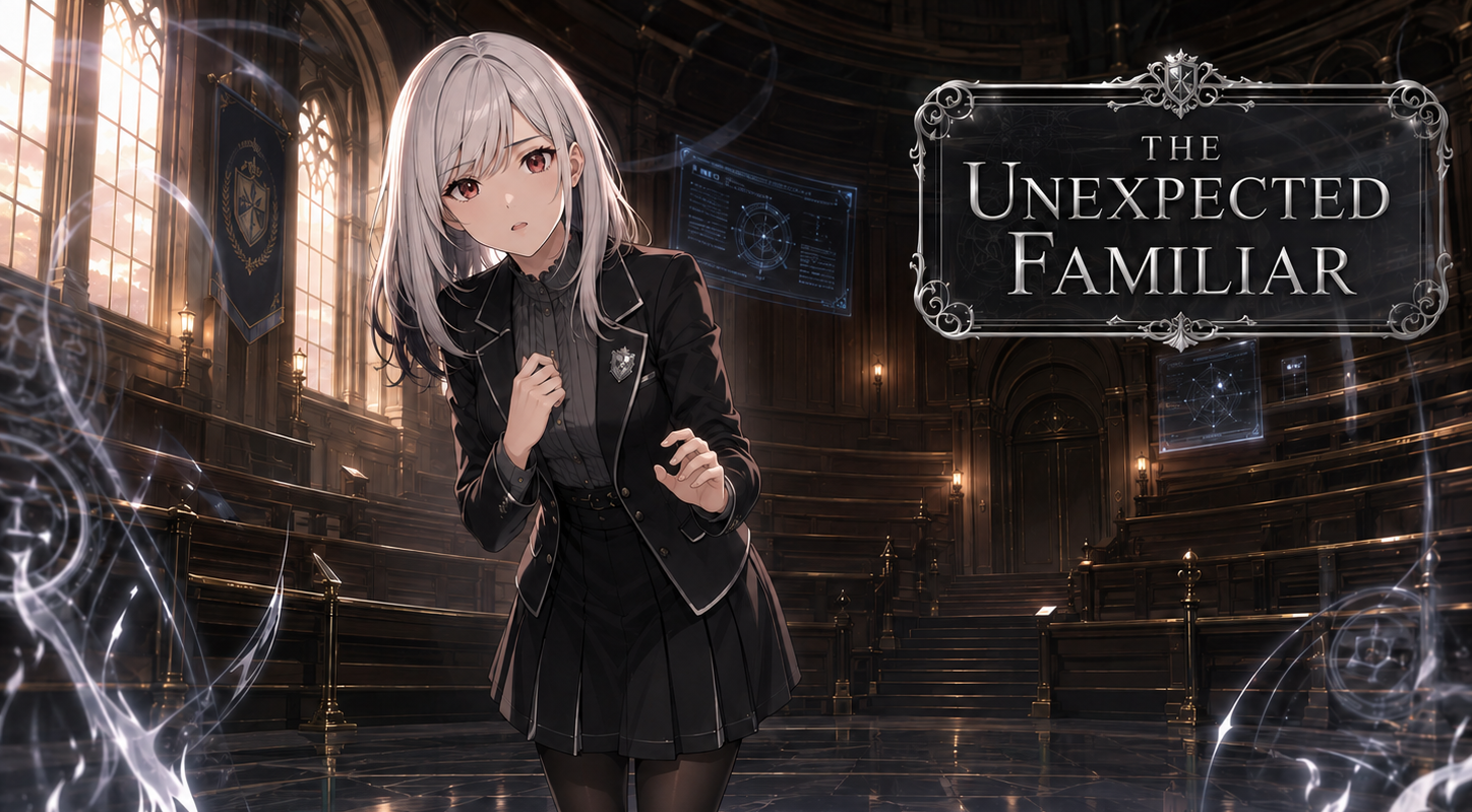 Cover art for The Unexpected Familiar, a magic scenario on AI Dungeon