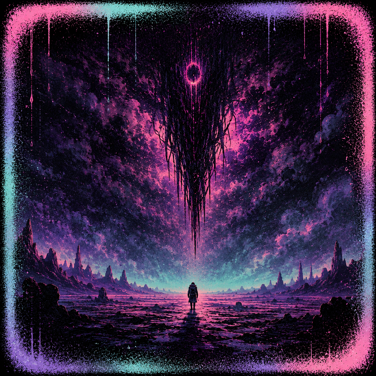 Cover art for Eternity Beckons, a sci fi scenario on AI Dungeon