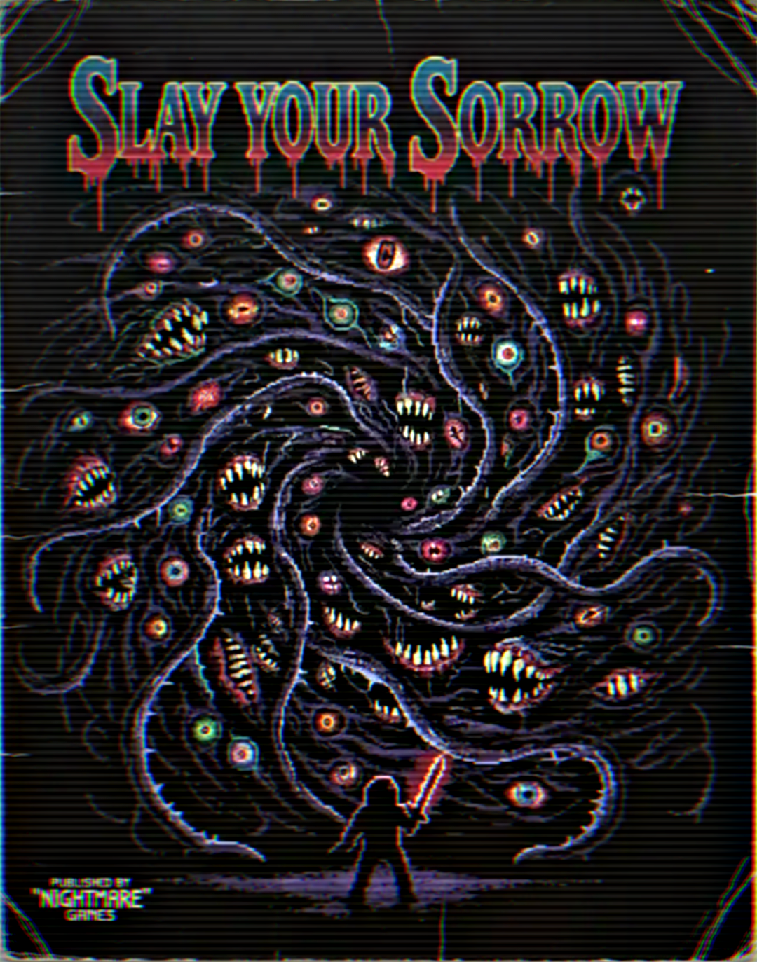 Cover art for Slay Your Sorrow (1.1), a depression scenario on AI Dungeon