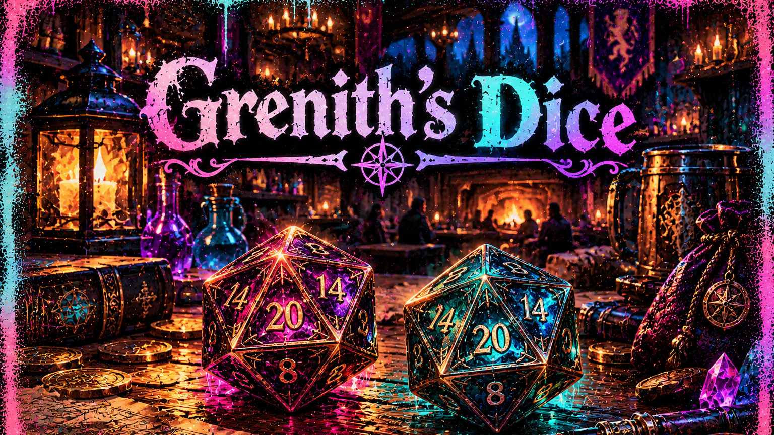 Cover art for 🎲 Grenith's Dice, a dice script on AI Dungeon