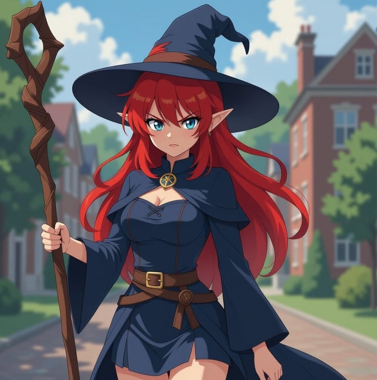 Cover art for Rooming with your Rival at the Magic University., a romantic comedy scenario on AI Dungeon