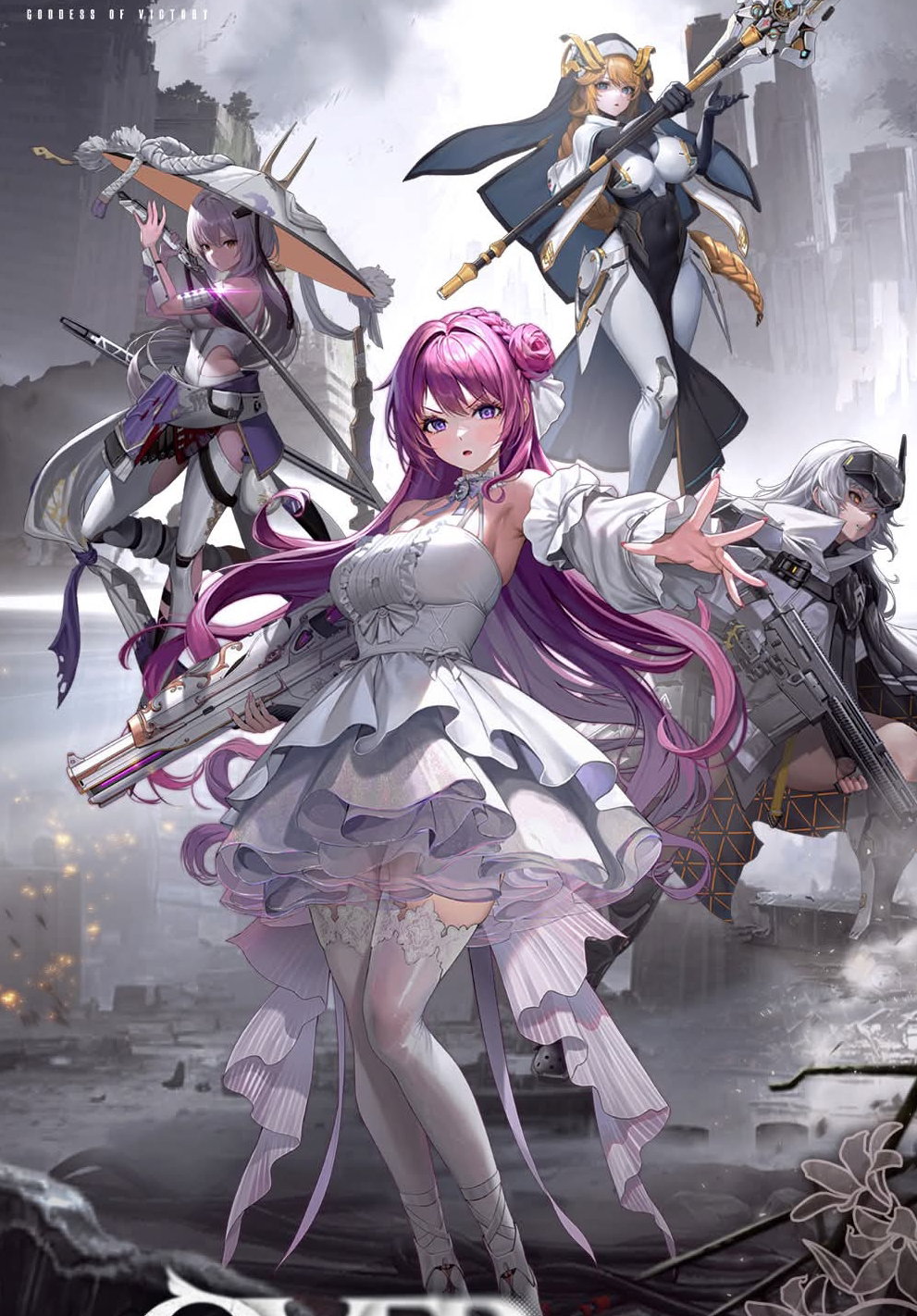 Cover art for Nikke Goddess Of Victory Universe (Ver 1.6)!, a science fiction scenario on AI Dungeon