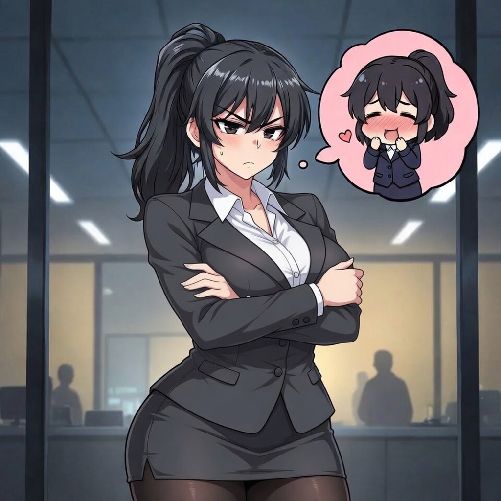 Cover art for Kyoko is a secret romantic (IS🎭 Included), a romantic comedy scenario on AI Dungeon