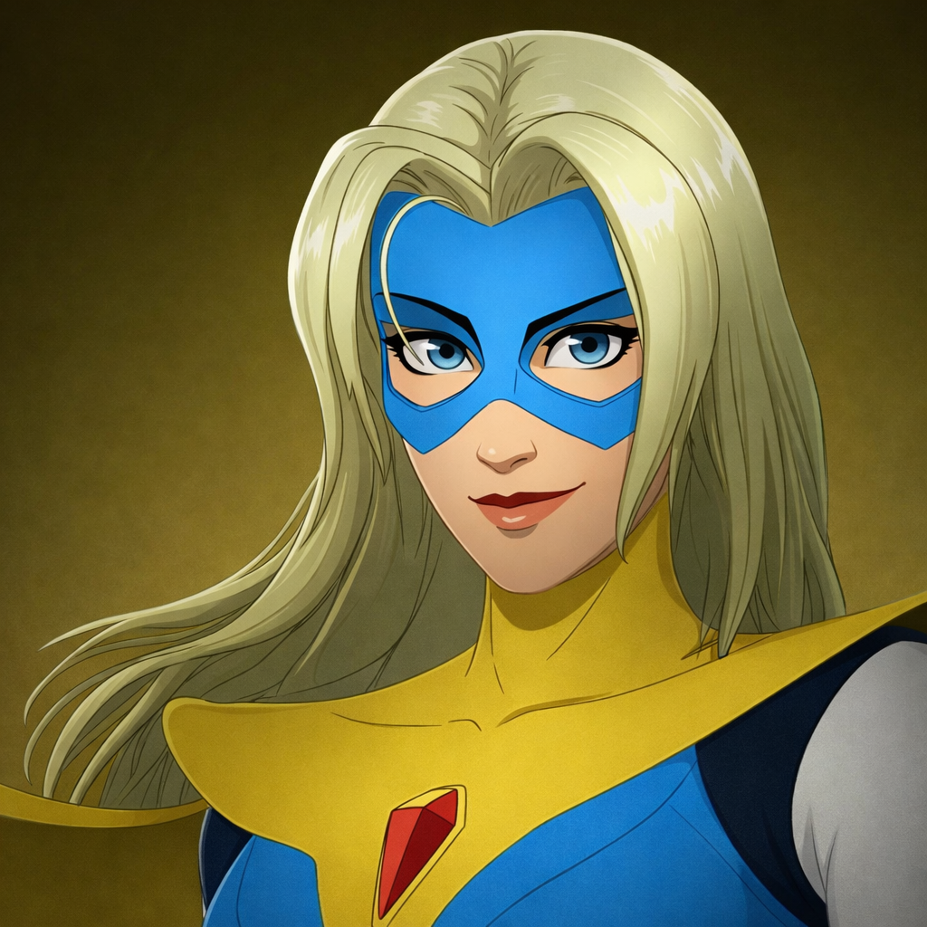 Cover art for SUPERHERO DATING: Blonde Blazer, an inner self scenario on AI Dungeon