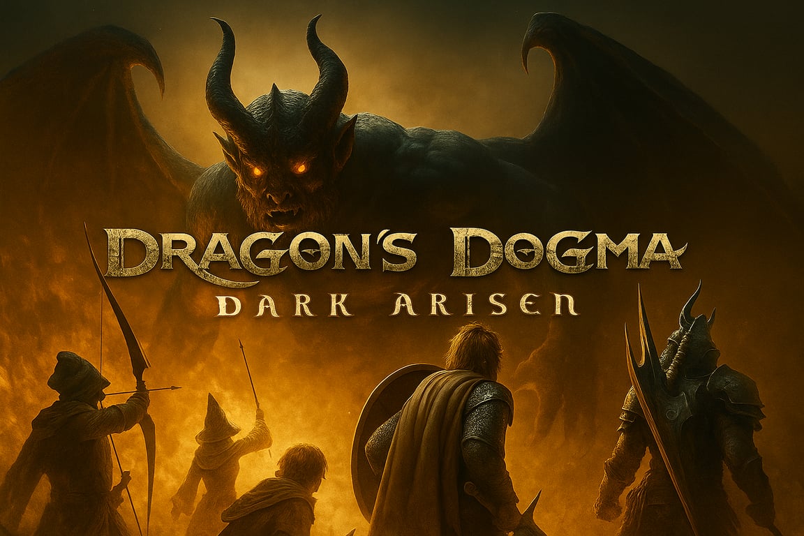 Cover art for Dragon’s Dogma: Dark Arisen – Sanguine Blood, a dragons scenario on AI Dungeon