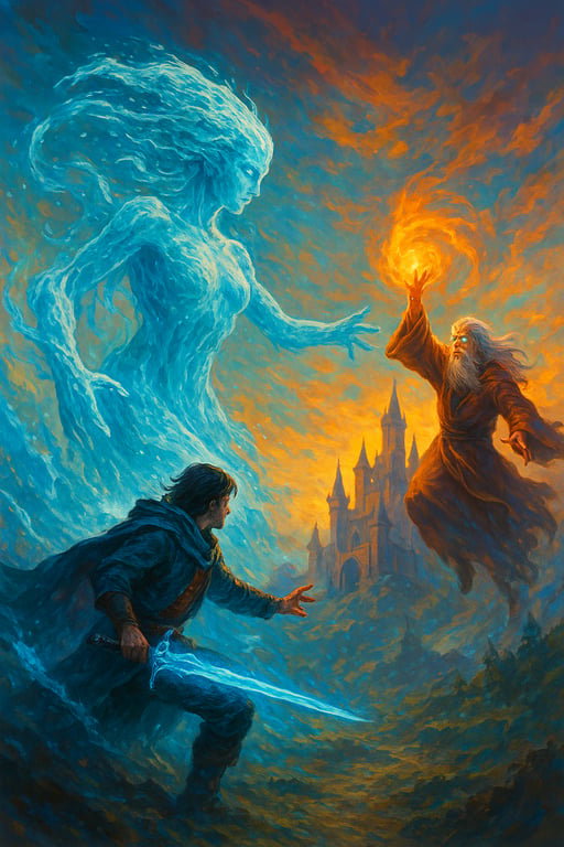 Cover art for Aetherion (WIP), a magic scenario on AI Dungeon