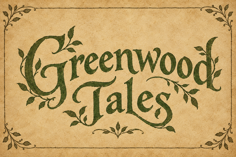 Cover art for The Greenwood Tales, a woodland world on Voyage