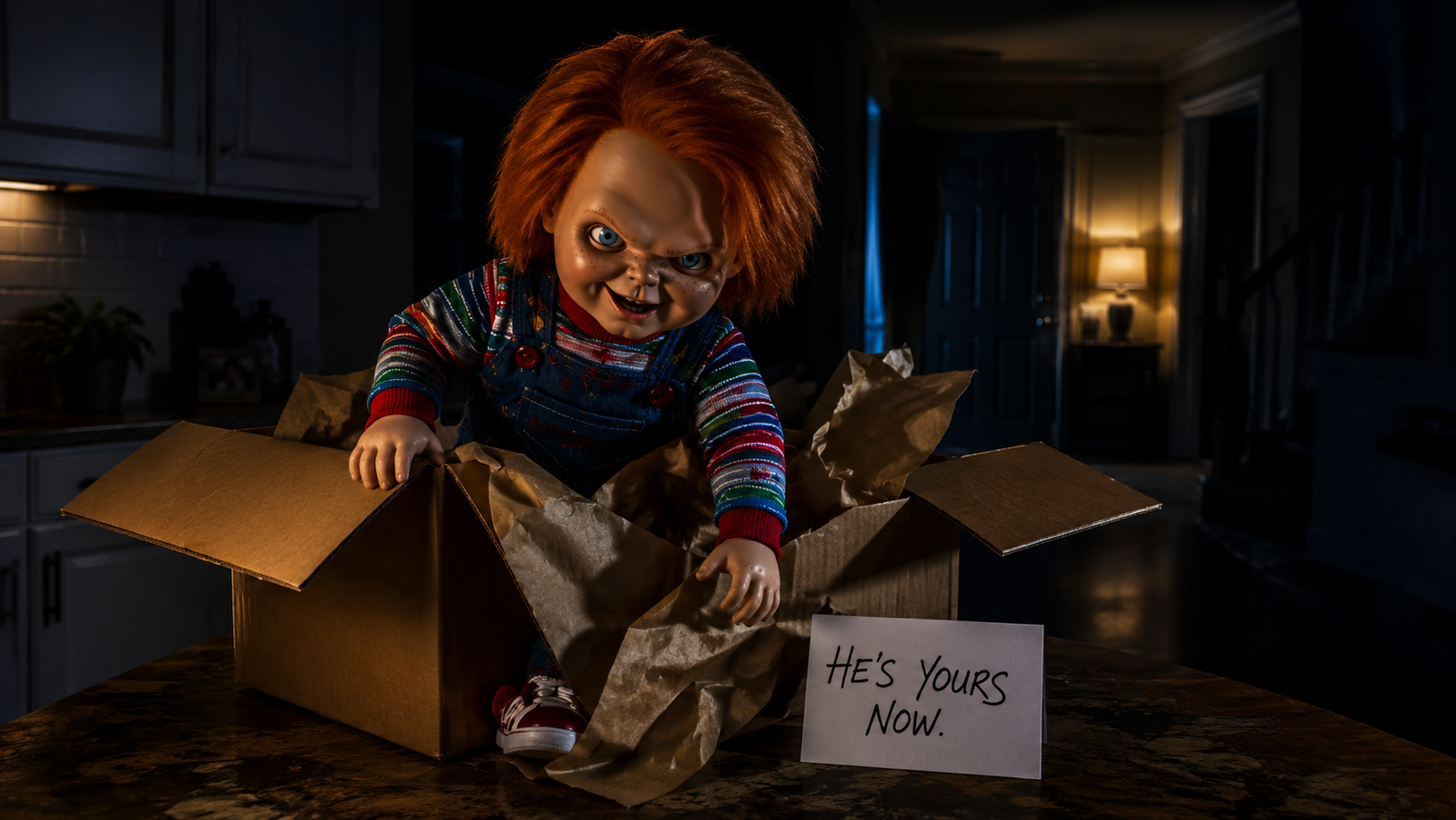 Cover art for Child’s Play: Special Delivery, a drama scenario on AI Dungeon