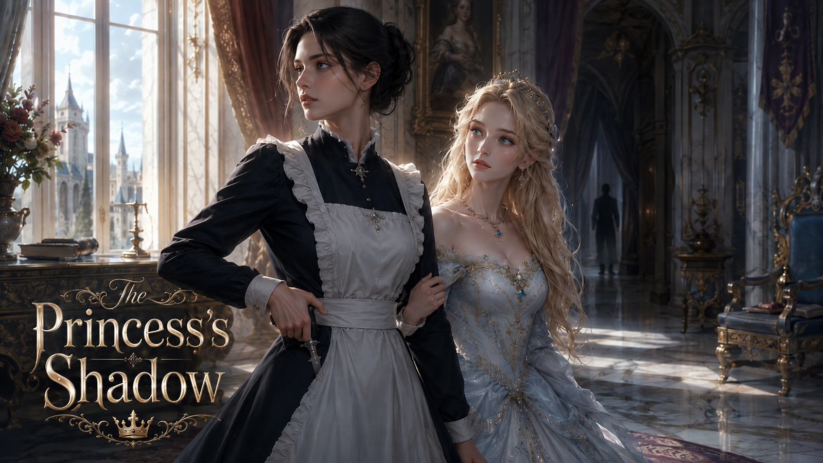 Cover art for The Princess’s Shadow, a gothai scenario on AI Dungeon