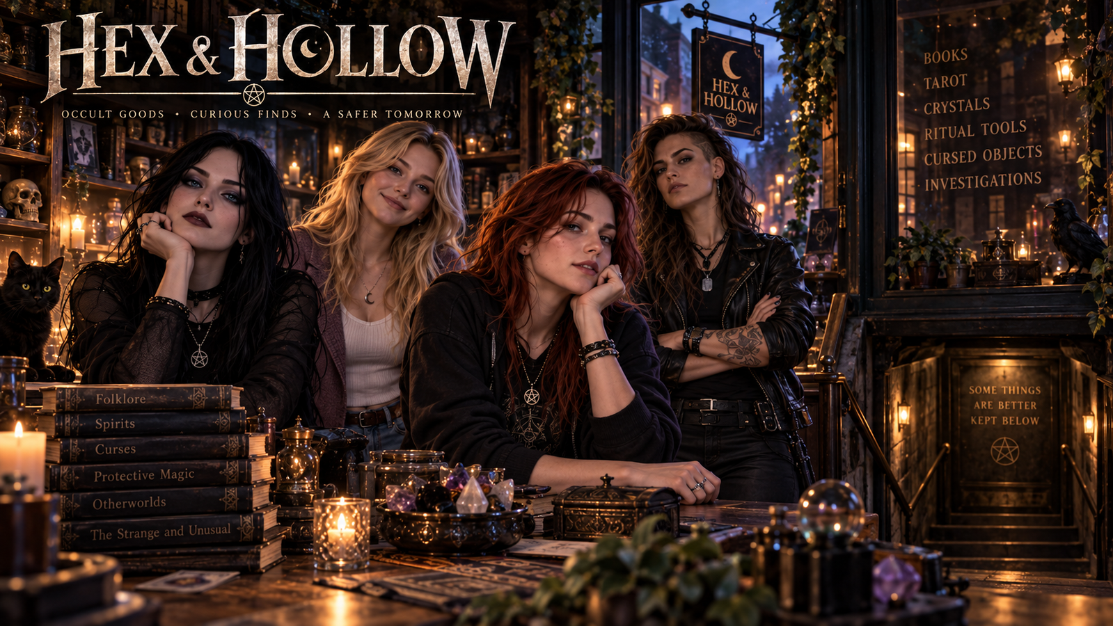 Cover art for Hex & Hollow, a gothai scenario on AI Dungeon